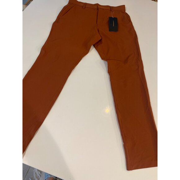 Mier Mens Rust Brown Pants With Tags - Picture 6 of 8